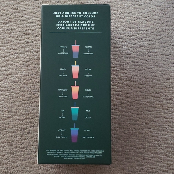 FINAL SET! 🌈🌈Starbucks color changing cups 2020 - Picture 2 of 3